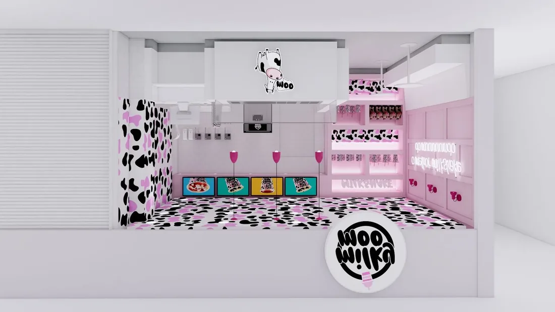 Milky Moo — obra da Ramos Construtora & Reformas em Shopping Plaza Campos Gerais — Ponta Grossa/PR